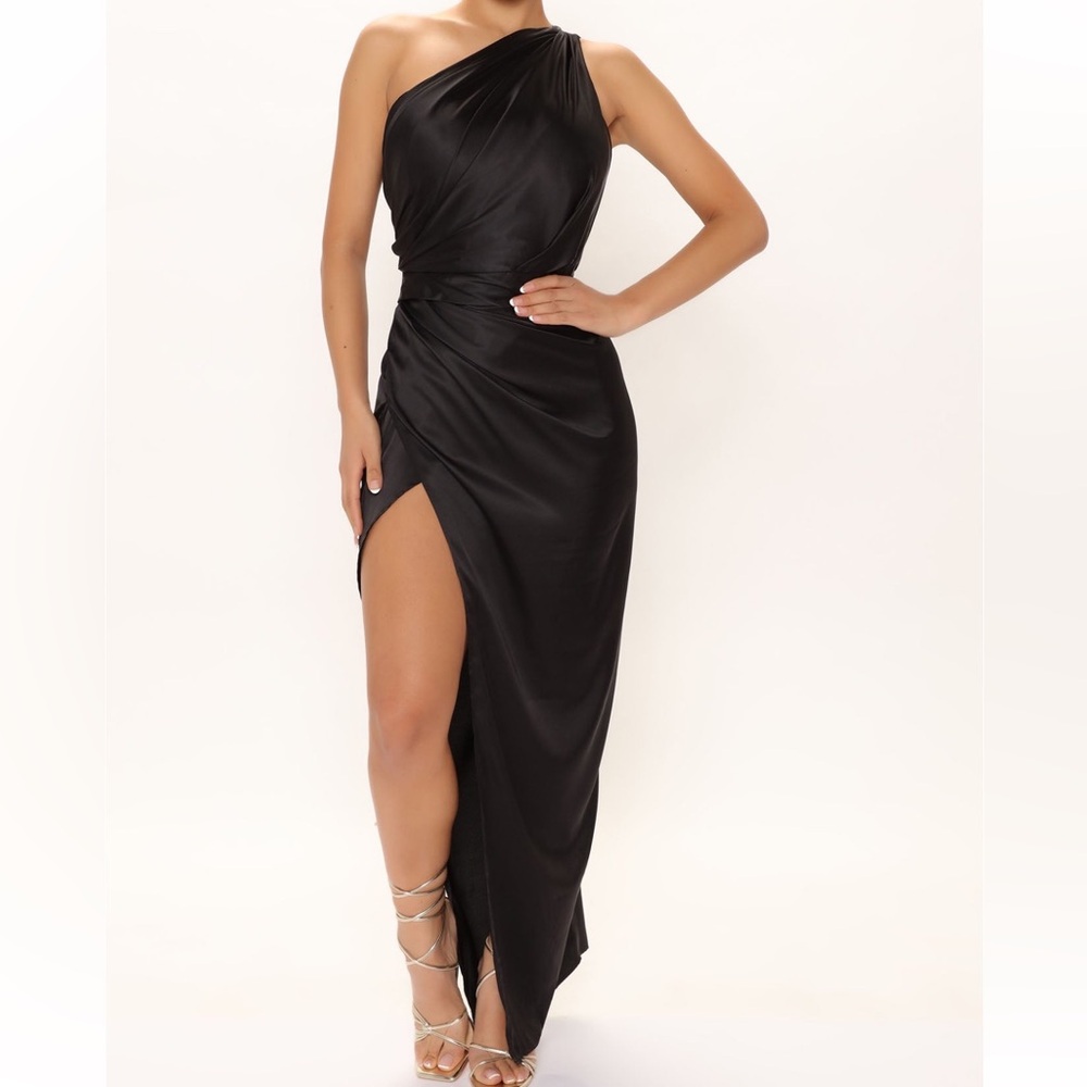 Satin Maxi Dress